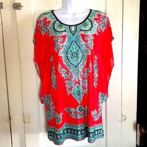 L women’s African  Dashiki with wings